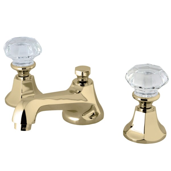 KS4462WCL 8" Widespread Bathroom Faucet, Polished Brass